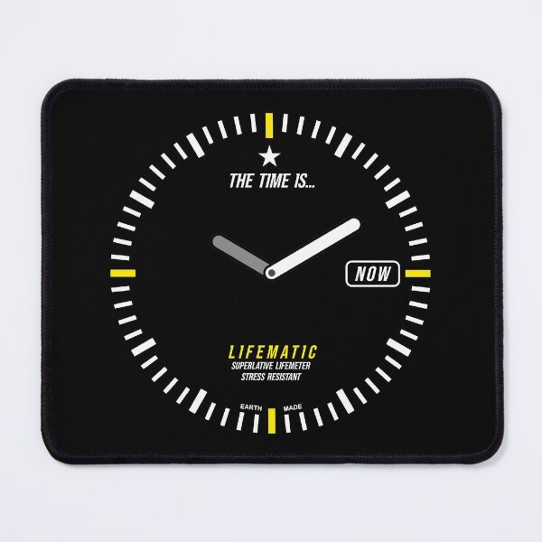 Item preview, Now clock watch - white and yellow edition designed and sold by angelisart.