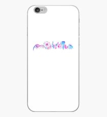California Magic Theme Park Watercolor Skyline Silhouette iPhone-Hülle & Cover