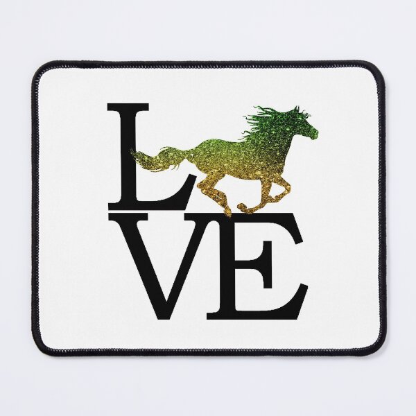Item preview, Love Running Glittery Horse designed and sold by Horse-Aholic.