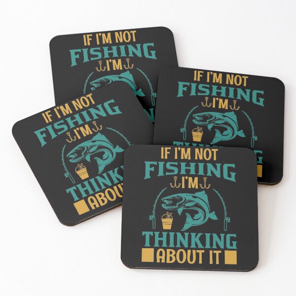 Item preview, Angler Gift If I'm not Fishing I'm thinking about it designed and sold by der-faun.