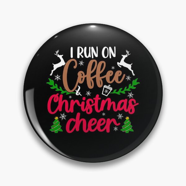 Item preview, I Run On Coffee and Christmas Cheer. Christmas Coffee Gift  designed and sold by Mixture-DESIGN.