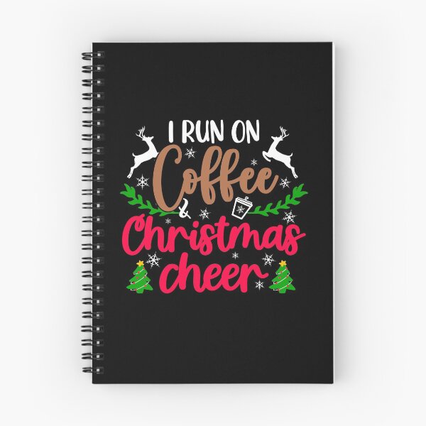 Item preview, I Run On Coffee and Christmas Cheer. Christmas Coffee Gift  designed and sold by Mixture-DESIGN.