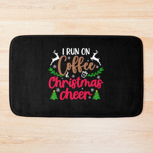 Item preview, I Run On Coffee and Christmas Cheer. Christmas Coffee Gift  designed and sold by Mixture-DESIGN.