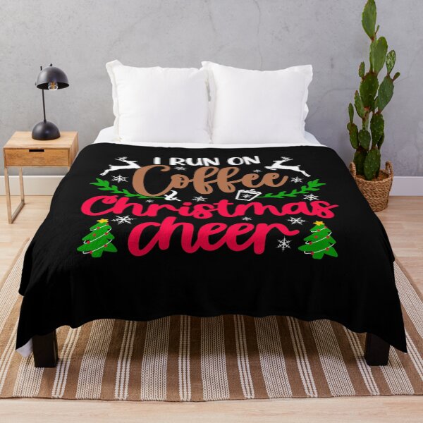 Item preview, I Run On Coffee and Christmas Cheer. Christmas Coffee Gift  designed and sold by Mixture-DESIGN.
