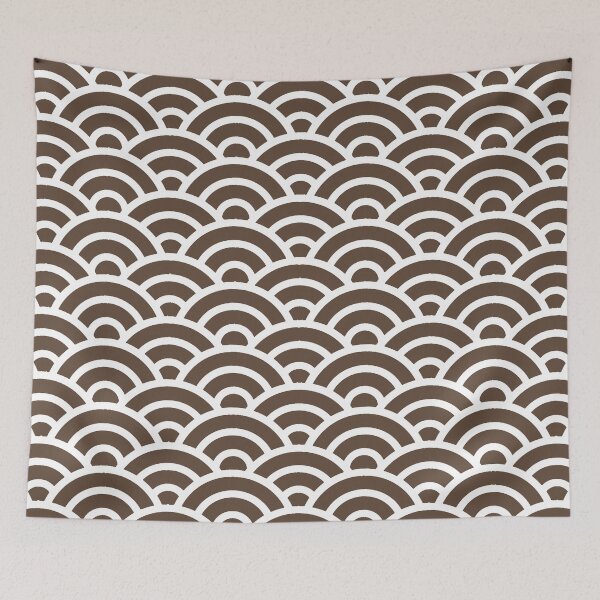 Item preview, KOGECHA 57 Seigaiha Waves - Energetic Ver. | Japanese Pattern Wagara designed and sold by Polariszero.