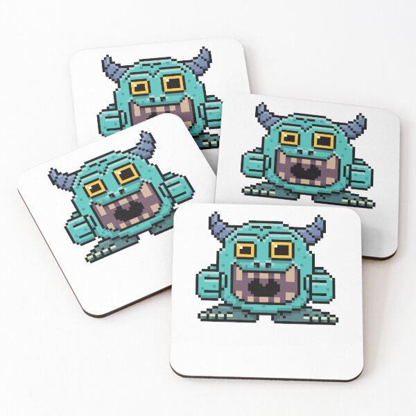 Item preview, cartoon monster pixel halloween designed and sold by kenishahembree.