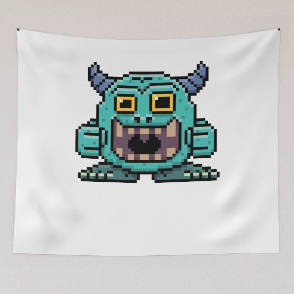 Item preview, cartoon monster pixel halloween designed and sold by kenishahembree.