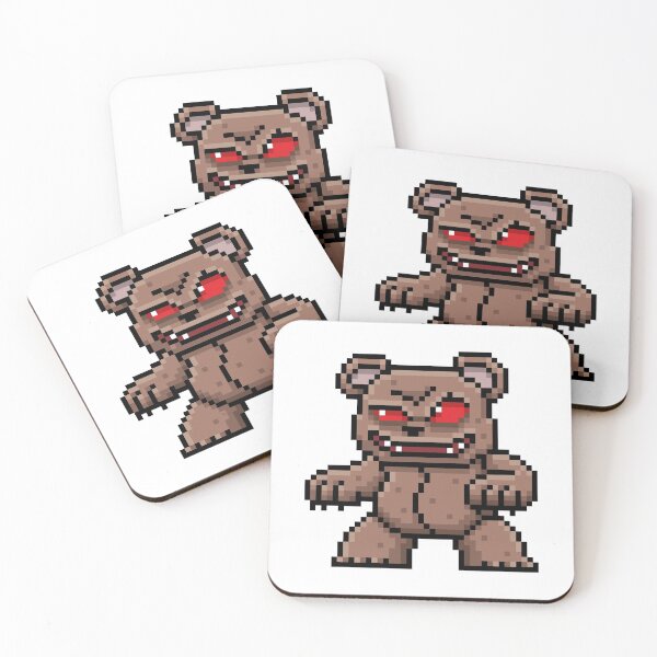Item preview, cartoon monster bear pixel design halloween designed and sold by kenishahembree.