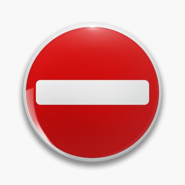Item preview, No Entry Symbol designed and sold by zuen.