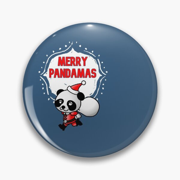 Artikelvorschau, Netter tierfreundlicher Panda, Merry Pandama, Panda Santa entworfen und verkauft von DiensDesign.