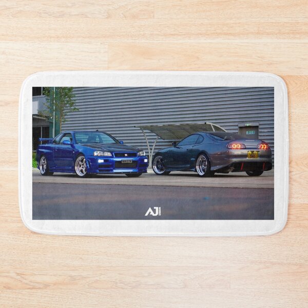 Artikelvorschau, Nissan Skyline R34 GTR / Toyota Supra MK4 - @aj_works1 entworfen und verkauft von AJ Works ..