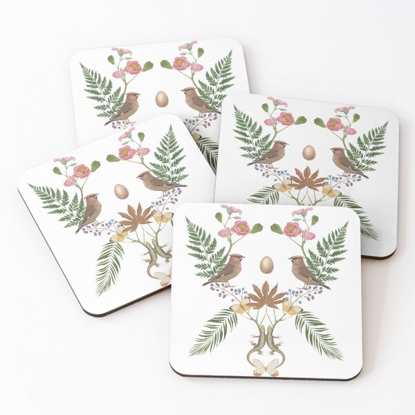 Item preview, Composition with bird and plants  designed and sold by Victoria Novak.