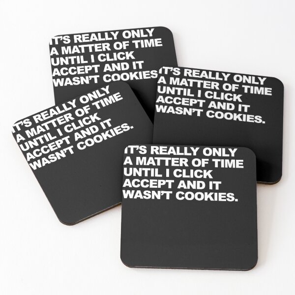 Item preview, Accepting Cookies Funny Internet Humour Graphic designed and sold by GO SHIRT-TEE.