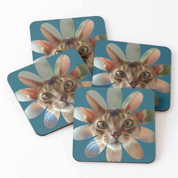 Item preview, Abyssinian Cat Flower designed and sold by PifPafPuf.