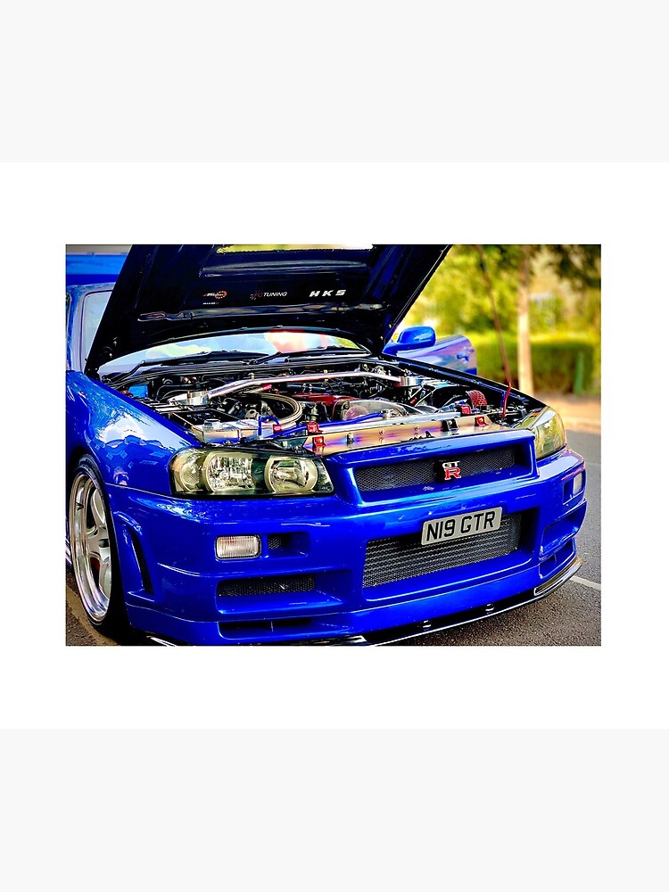 Nissan Skyline R34 Gtr Nismo Aj Works1 Mouse Pad By Amanveerj01 Redbubble