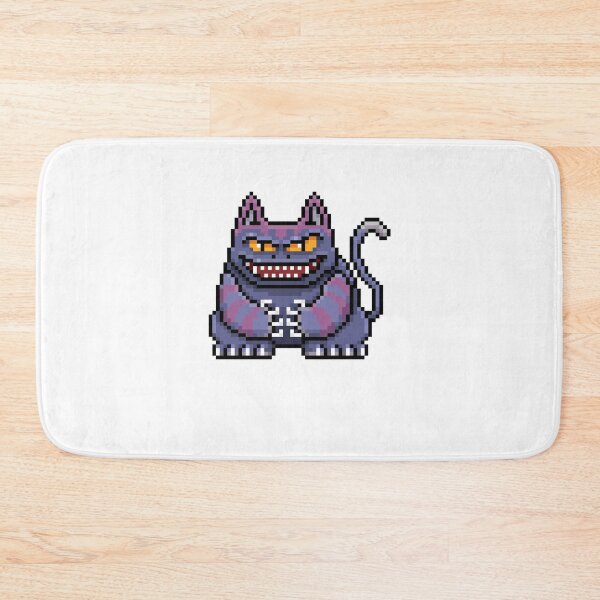 Item preview, cartoon monster cat pixel design halloween designed and sold by kenishahembree.