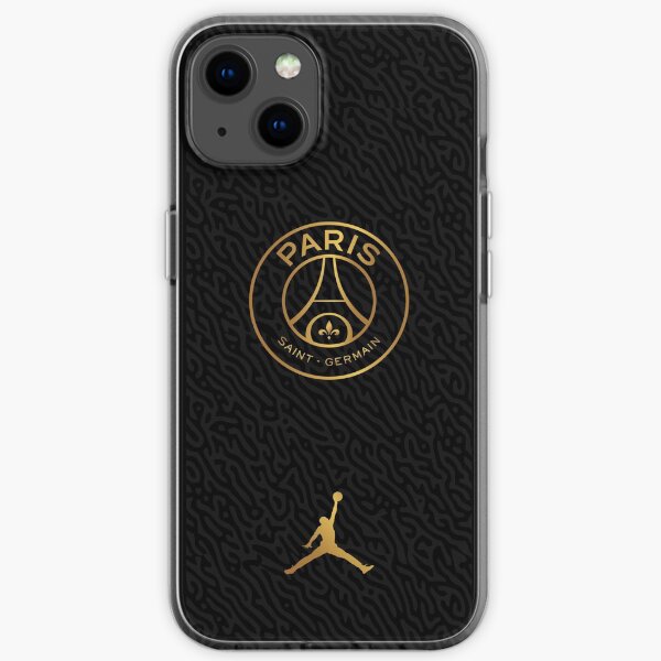 PSG Schwarz & Gold iPhone Flexible Hülle