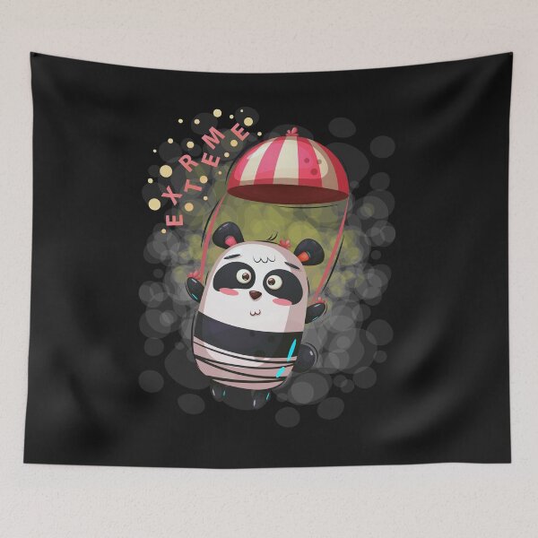 Item preview, Extreme Cute Animal Friendly Panda designed and sold by urban-color.