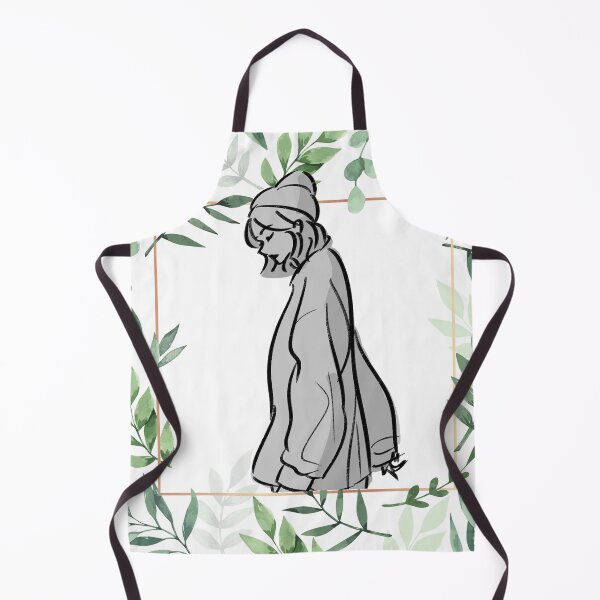Item preview, Hand Drawn Woman Sketch in Olive Frame designed and sold by VinBasis.