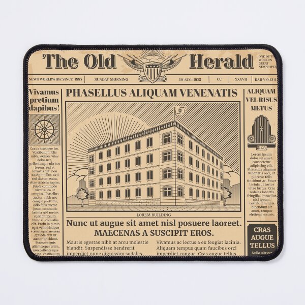 Item preview, Vintage Newspaper designed and sold by Vector Scout Lab.