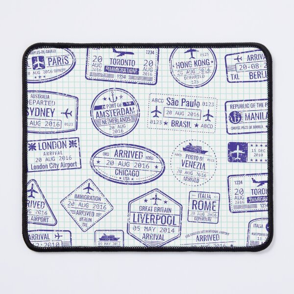 Item preview, Passport Visa Stamps designed and sold by Vector Scout Lab.