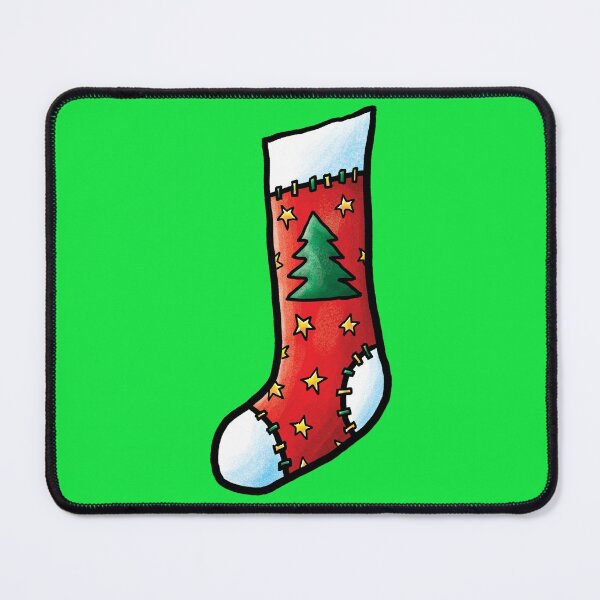 Christmas Stocking Tree Mouse Pad
