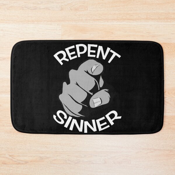 Item preview, Repent Sinner Jesus church Christ religion designed and sold by SuyogDesign.