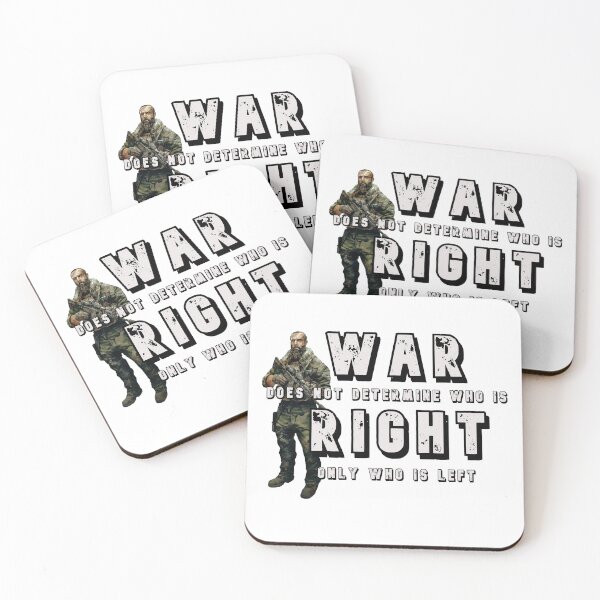 Item preview, WAR DOES NOT DETERMINE WHO IS RIGHT ONLY WHO IS LEFT (DESIGN 2021) designed and sold by MilitaryStore.
