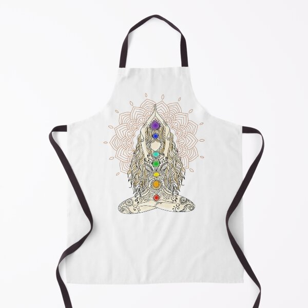 Item preview, yoga woman buddha mandala india pattern chakra energy lotus seat energy centers spiritual om namaste tattoo henna center designed and sold by originalstar.