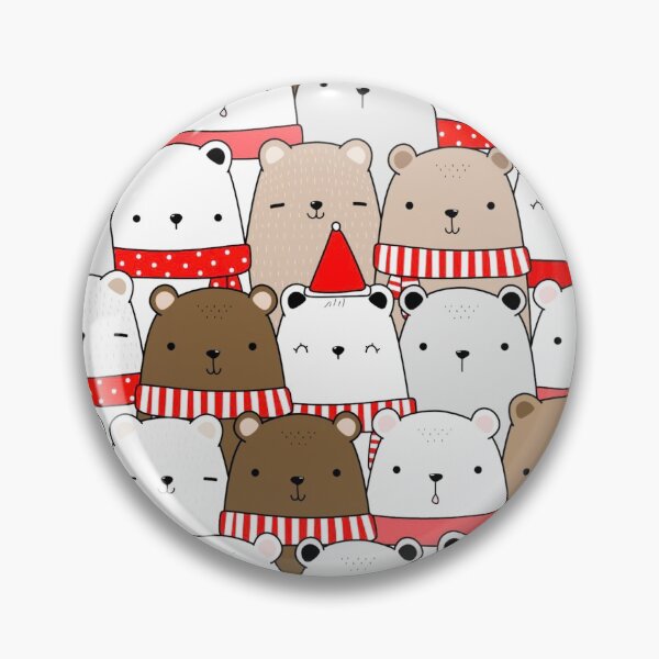 Item preview, Cute Teddy Bear Pattern  designed and sold by TheSkullArmy.