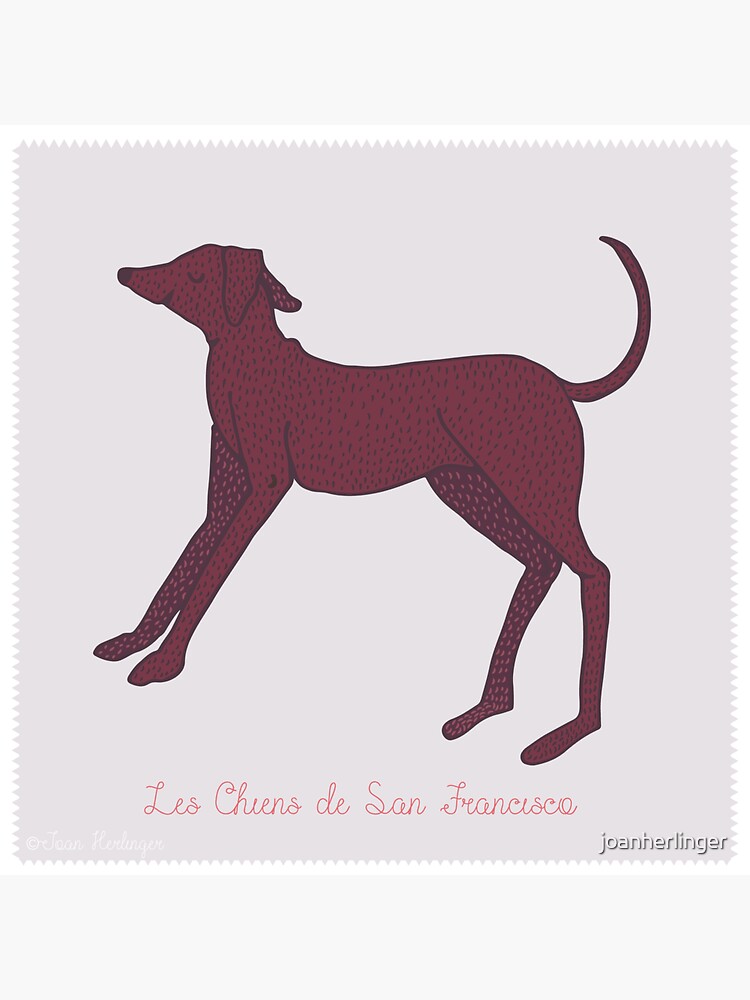 Thumbnail 3 of 3, Sticker, Dogs of San Francisco #7 designed and sold by joanherlinger.
