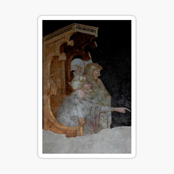 Item preview, Bearded ruler points his finger in medieval painting designed and sold by TerenceKerr.