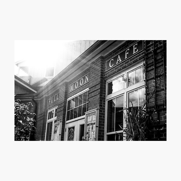 Full Moon Cafe Photographic Print