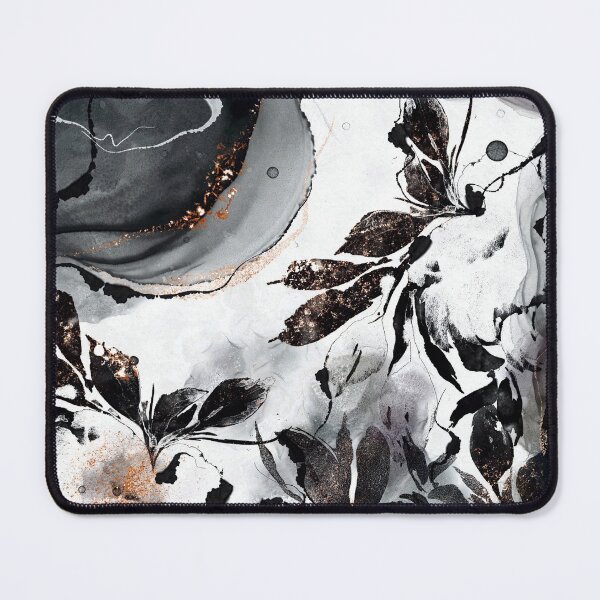 Item preview, Black And White Flower Marble Garden designed and sold by MysticMarble.