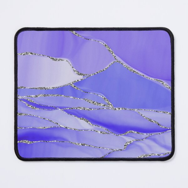 Item preview, Purple Lavender Faux Geode With Silver Glamour designed and sold by MysticMarble.