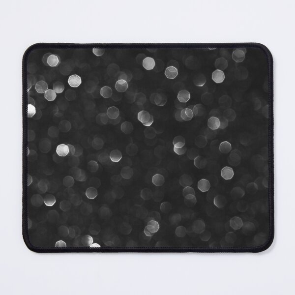 Item preview, Solid Black Faux Glitter Bokeh  designed and sold by MysticMarble.