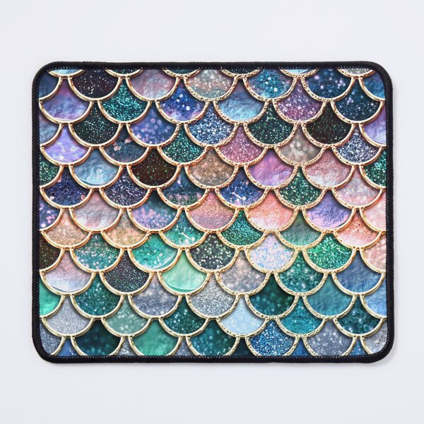 Item preview, Blue And Pink Mystic Mermaid Scales designed and sold by MysticMarble.