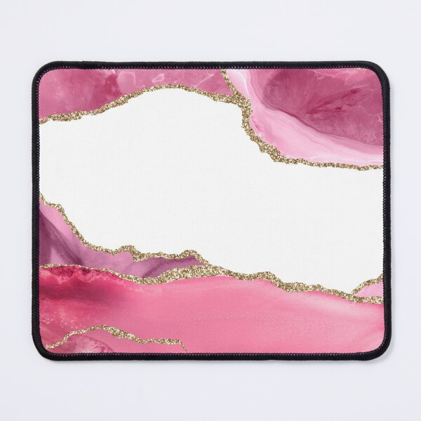 Item preview, Pink Blush Faux Agate Marble Landscape I designed and sold by MysticMarble.