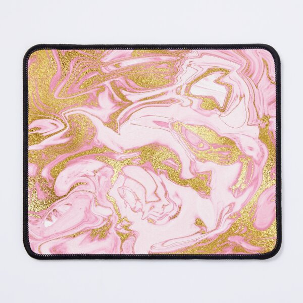 Item preview, Pink And Gold Glitter Faux Marble Ink designed and sold by MysticMarble.