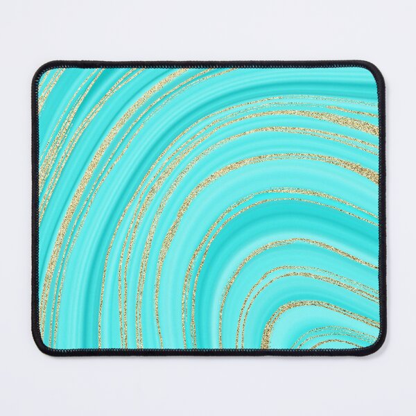 Item preview, Turquoise  Agate Faux Marble Landscape designed and sold by MysticMarble.
