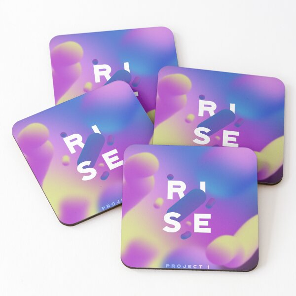 Item preview, Rise Purple Yellow Blue Shapes Lines designed and sold by PeterPrv.