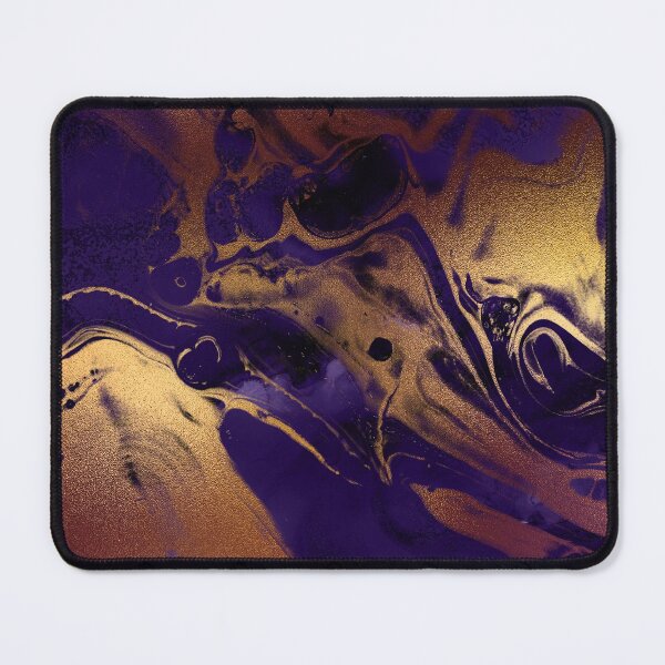 Item preview, Dark Purple Ink Faux Marble Texture with Gold Veins designed and sold by MysticMarble.