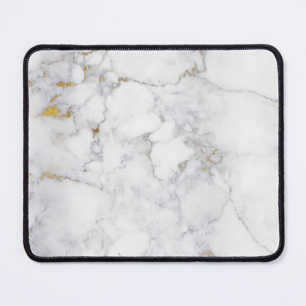Item preview, Faux Gold Veins on Gray and White Marble I designed and sold by MysticMarble.