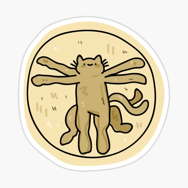 Aperçu de l'œuvre chat de Vitruve créée et vendue par TeaBag114.