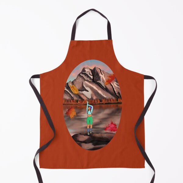 Item preview, hiking girl with a autumn mountain lake landscape designed and sold by sweet dreamer.