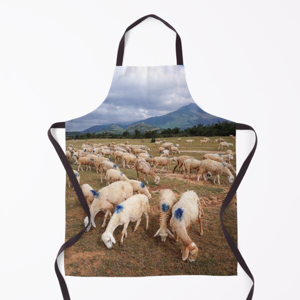 Item preview, Group of sheep eating grass designed and sold by sinseeho.