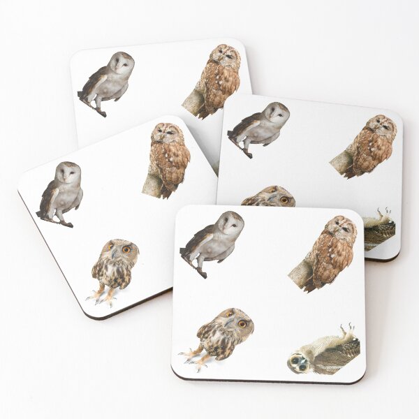Item preview, 2nd Angry Owls Stickers Pack. Essential For Every Owl Lover. Suitable For Laptops, Walls, Cars - Cute designed and sold by AnimalStickers-.
