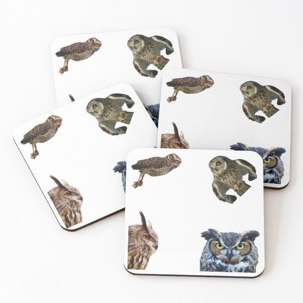 Item preview, 3rd Angry Owls Stickers Pack. Essential For Every Owl Lover. Suitable For Laptops, Walls, Cars - Cute designed and sold by AnimalStickers-.