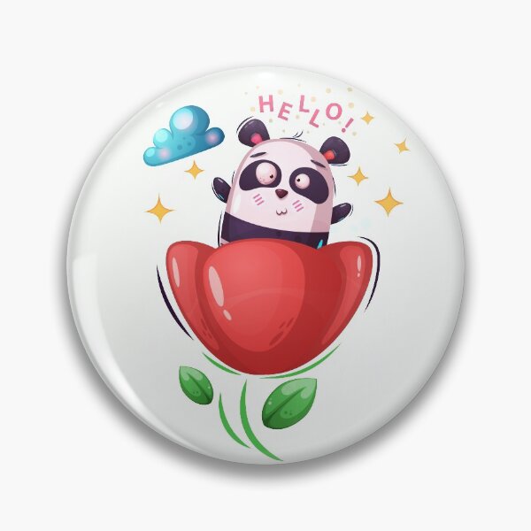 Item preview, Hello Cute Animal Friendly Panda designed and sold by urban-color.