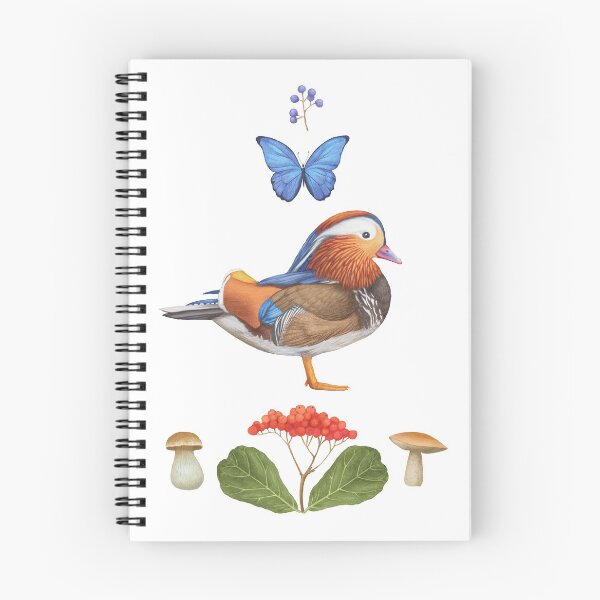 Item preview, Bright composition with Mandarin Duck designed and sold by Victoria Novak.
